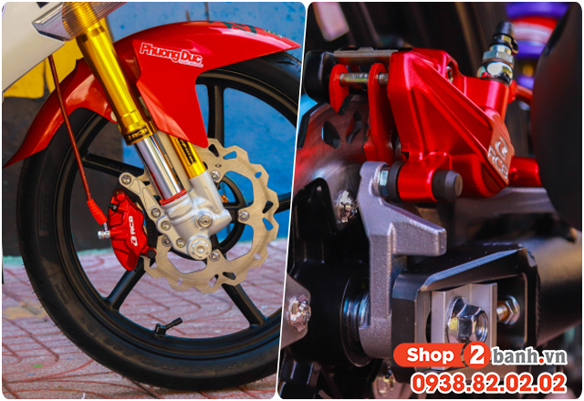 Tư vấn dàn chân yamaha exciter 155 độ như thế nào đẹp  - 6