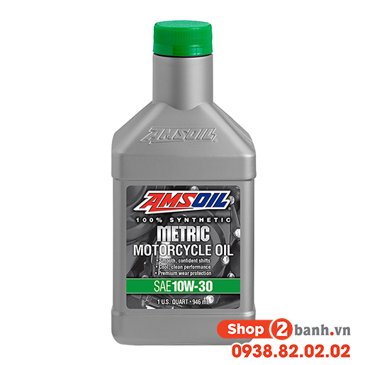 Nhớt amsoil 10w30 synthetic metric 946ml - 1