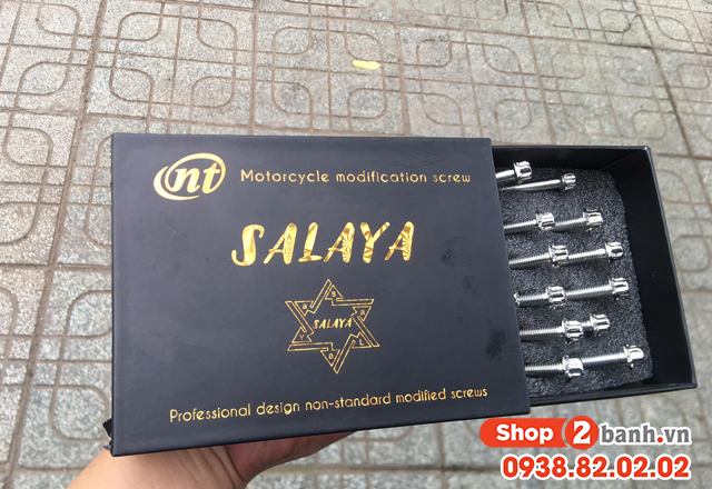 Tổng hợp ốc salaya inox cho exciter 155 tại shop2banh - 1