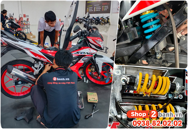 Nên chọn mua phuộc sau xe sonic 150 loại nào tốt - 1