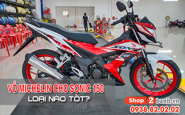 Vỏ michelin cho sonic 150 nên thay loại nào tốt - 1