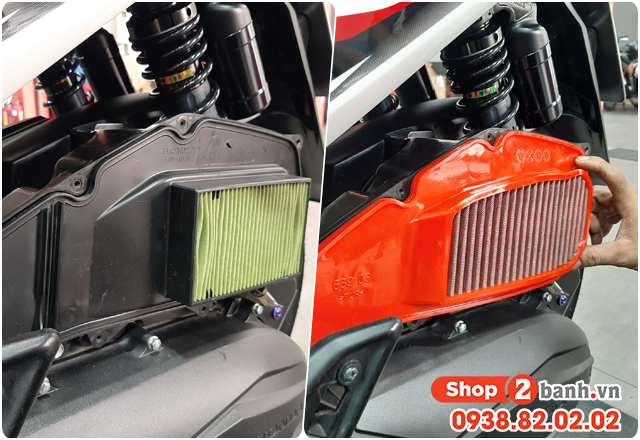Top 4 lọc gió độ cho xe air blade 150 bán chạy shop2banh - 5