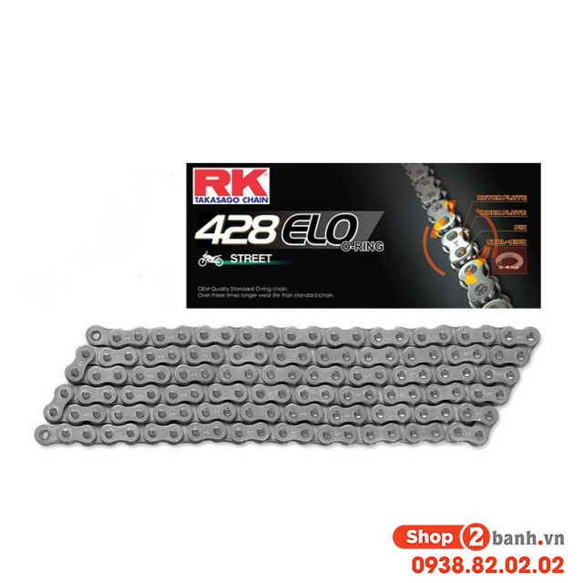 Sên phốt rk 428 elo 132l - 1
