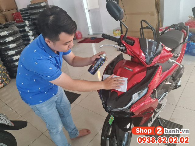 Mẹo phục hồi độ sáng bóng cho dàn áo xe air blade - 1