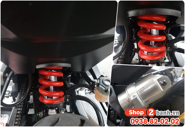 Tổng hợp phuộc yss mới cho yamaha exciter 155 - 3