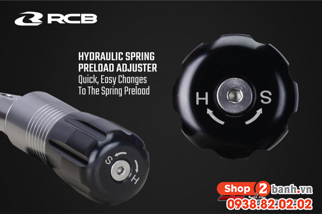 Phuộc rcb bluetooth chỉnh điện là gì giá bao nhiêu - 4