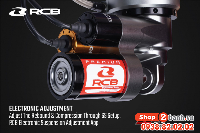 Phuộc rcb bluetooth chỉnh điện là gì giá bao nhiêu - 6