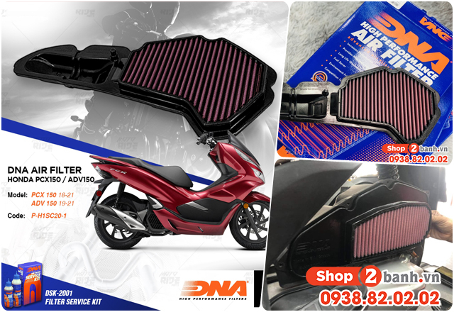 Top 3 lọc gió độ cho xe pcx bán chạy shop2banh - 4