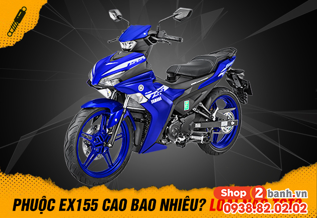 Thông số phuộc sau exciter 155 cao bao nhiêu thay loại nào tốt - 1