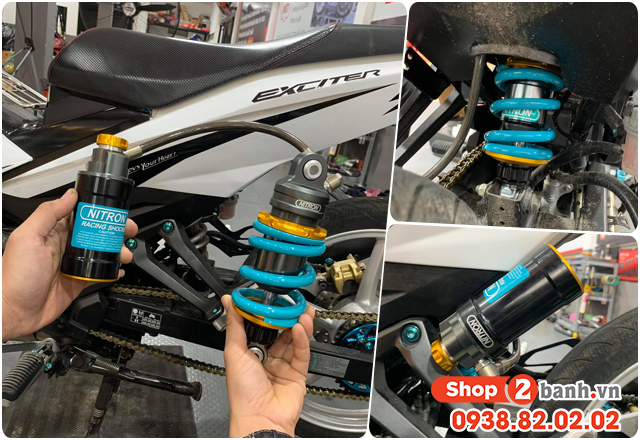 Thông số phuộc sau exciter 155 cao bao nhiêu thay loại nào tốt - 6