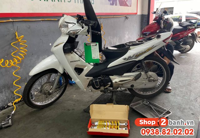 Thông số phuộc sau wave alpha wave rsx cao bao nhiêu thay loại nào tốt - 1