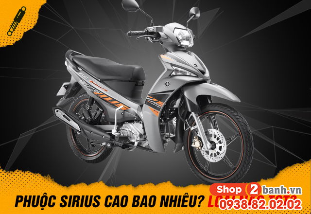 Thông số phuộc sau sirius cao bao nhiêu thay loại nào tốt - 1