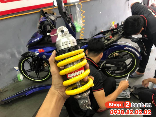 Phuộc rcb cho exciter 135 nên thay loại nào chở nặng được - 2