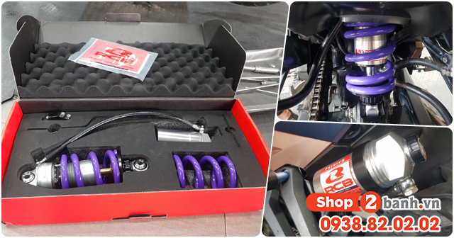 Phuộc rcb cho exciter 150 nên thay loại nào chở nặng được - 3