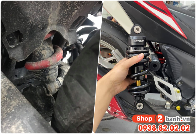 Phuộc rcb cho winner x sonic loại nào đi êm và bền - 4