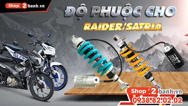 Phuộc yss cho satria f150 loại nào đi êm và bền - 1