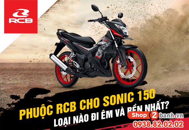 Phuộc rcb cho sonic 150 loại nào đi êm và bền - 1