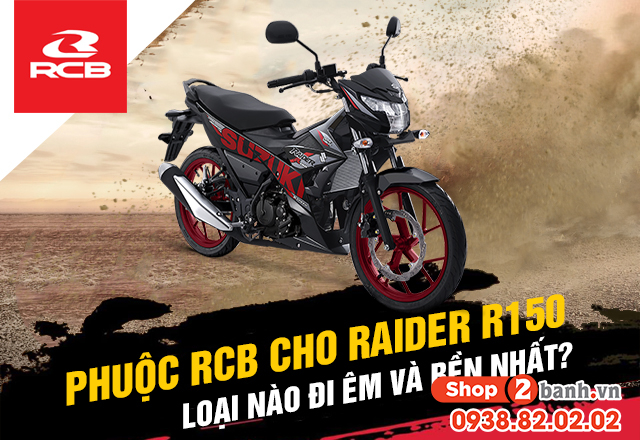 Phuộc rcb cho raider r150 loại nào đi êm và bền - 1