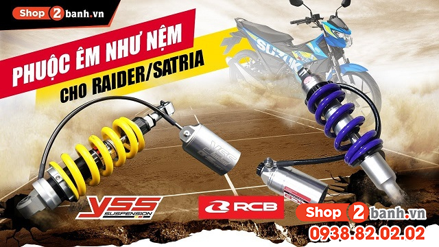 Phuộc yss cho raider r150 loại nào đi êm và bền - 1