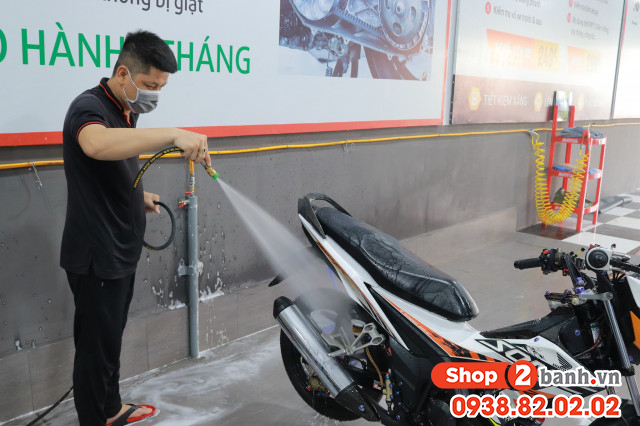 Địa chỉ rửa xe máy siêu sạch ở phan văn hớn bà điểm hóc môn hcm - 1