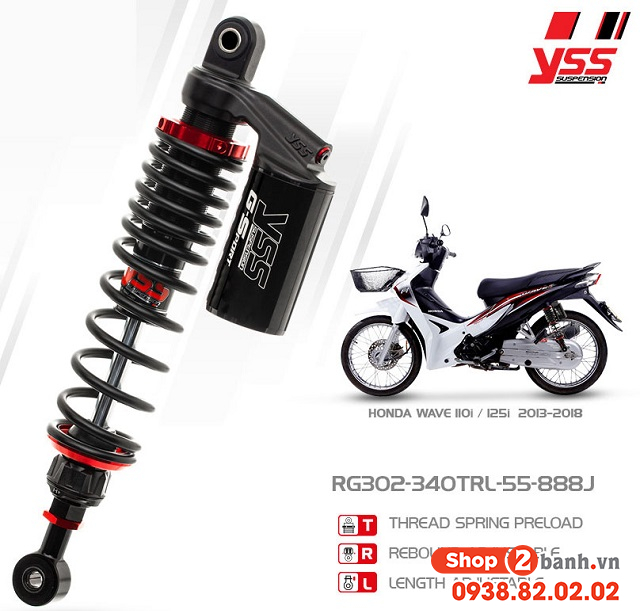 Phuộc yss cho wave a-rsx loại nào đi êm và bền - 2