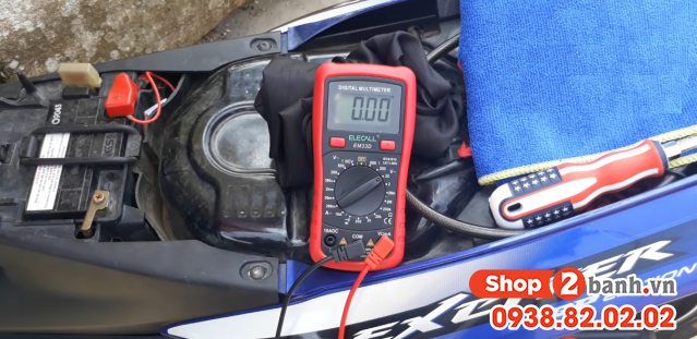 Xe exciter 135 để lâu ngày đề không nổ máy phải làm sao - 3