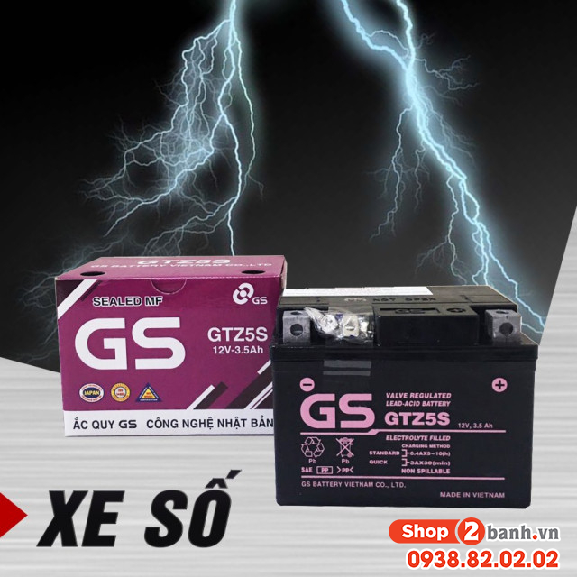 Ắc quy gs có tốt không cách lựa chọn bình gs 12v cho xe máy - 1