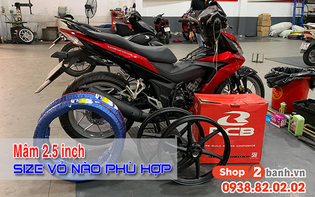 Mâm 25 nên đi vỏ size bao nhiêu là phù hợp - 1