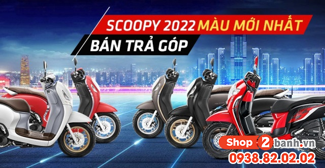 Mua xe scoopy trả góp lãi suất thấp mới - 1