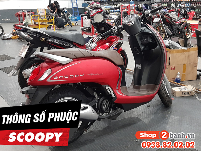 Thông số phuộc sau honda scoopy cao bao nhiêu thay loại nào tốt - 1
