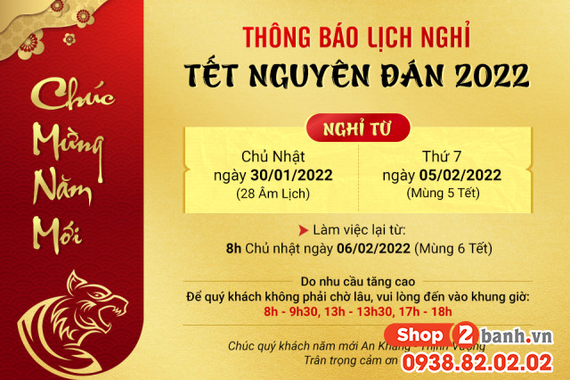 32Wing32 - thông báo lịch giao hàng tết nguyên đán 2022 - 2