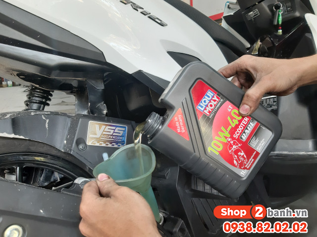 Nhớt liqui moly scooter race 10w40 1l - 4