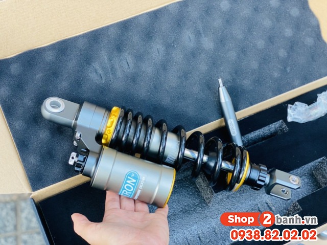 Cách chỉnh phuộc sau nitron bình dầu cho vario 160 - 4