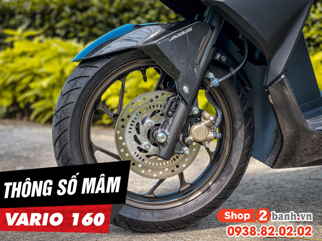 Thông số mâm zin vario 160 là bao nhiêu  - 1