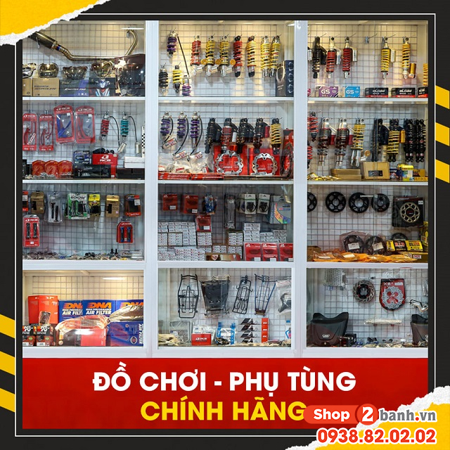 Phuộc profender flash series cho vario 160 cao 340mm chính hãng - 6