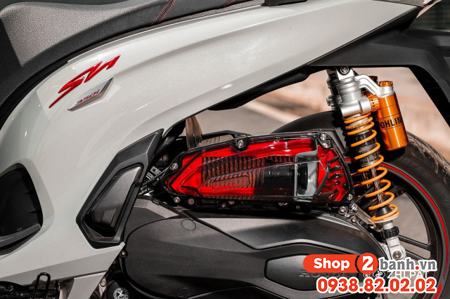 Ốp lọc gió trong suốt zhipat cho honda sh350i chính hãng - 2