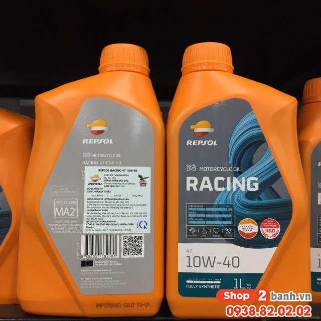 Nhớt repsol racing 10w40 1l - 2