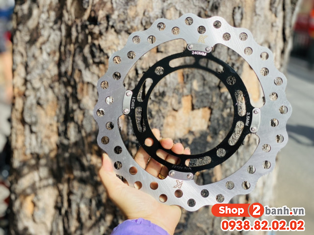 Kích thước đĩa thắng trước sau sh350i bao nhiêu thay loại nào phù hợp - 3