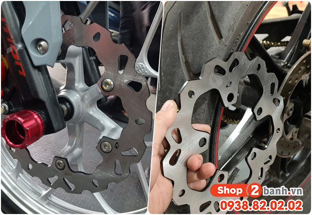 Kích thước đĩa thắng trước sau winner x bao nhiêu thay loại nào phù hợp - 4