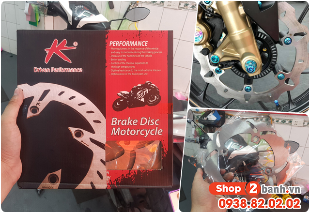 Kích thước đĩa thắng trước sau winner x bao nhiêu thay loại nào phù hợp - 6
