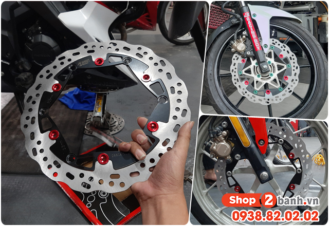 Kích thước đĩa thắng trước sau sonic 150 bao nhiêu thay loại nào phù hợp - 2