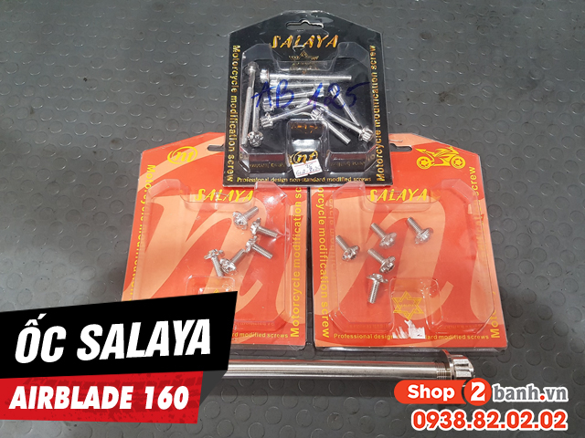 Tổng hợp ốc salaya inox cho airblade 160 độ đẹp tại shop2banh - 1