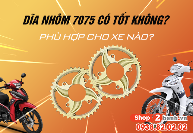 Dĩa nhôm 7075 có tốt không phù hợp cho xe nào - 1