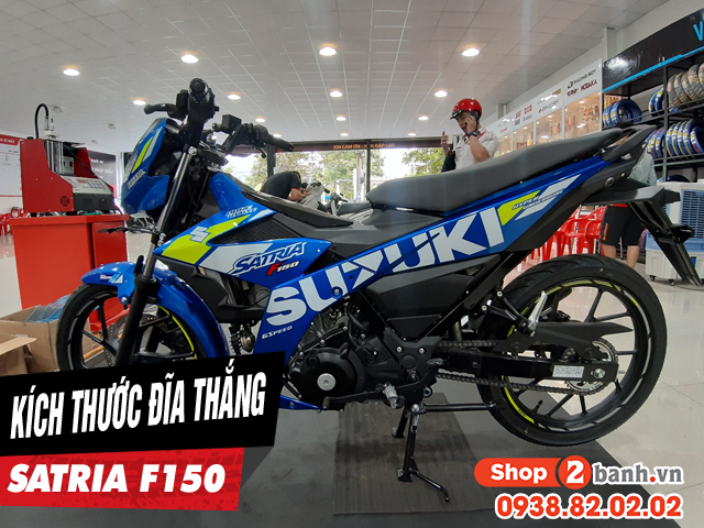 Kích thước đĩa thắng trước sau satria f150 bao nhiêu thay loại nào phù hợp - 1