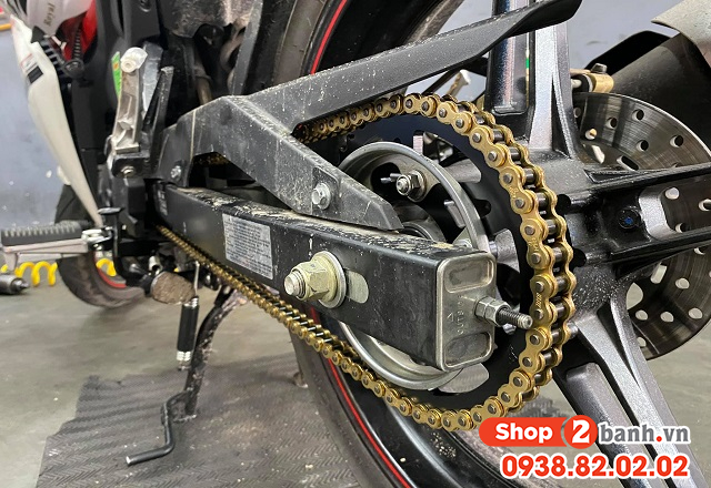 Nhông sên dĩa exciter 155 đi bao lâu thì nên thay mới - 2
