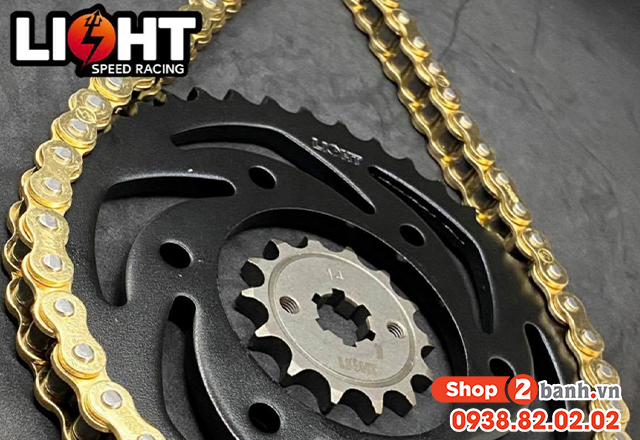 Nhông sên dĩa light speed racing sản xuất ở nước nào - 2