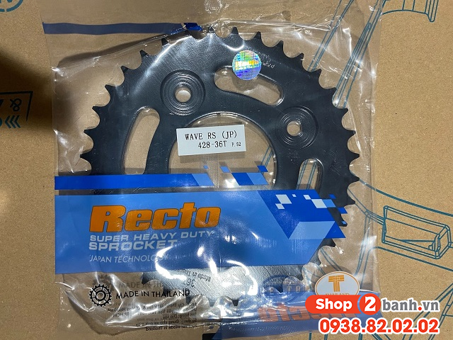 Dĩa recto 36t cho wave future chính hãng - 1
