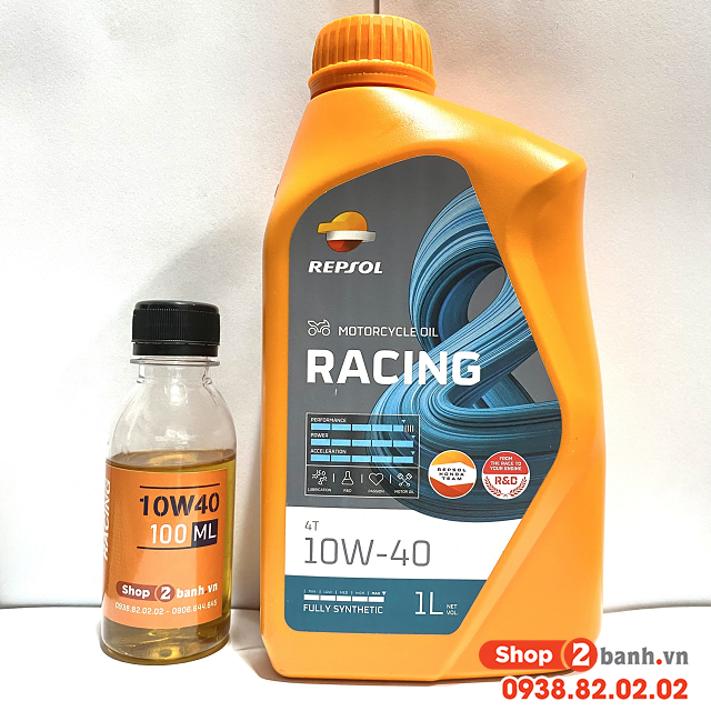 Nhớt chiết lẻ repsol racing 10w40 100ml - 1