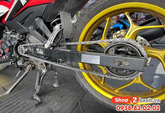 Exciter 150 thay nhông dĩa recto và sên rk có phù hợp - 3