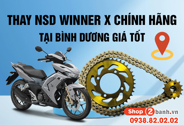 Thay nhông sên dĩa winner x chính hãng tại bình dương giá tốt - 1